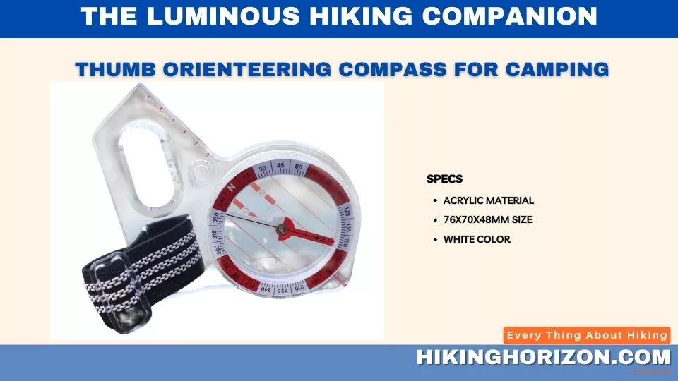 thumb Orienteering compass for Camping - The Best Thumb Compasses